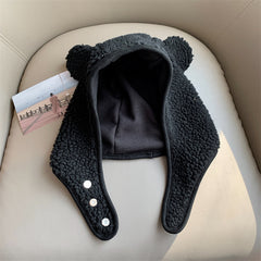 Cute Brown Bear Hat with Sweet Ears