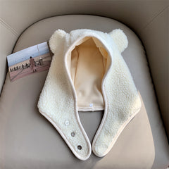 Cute Brown Bear Hat with Sweet Ears